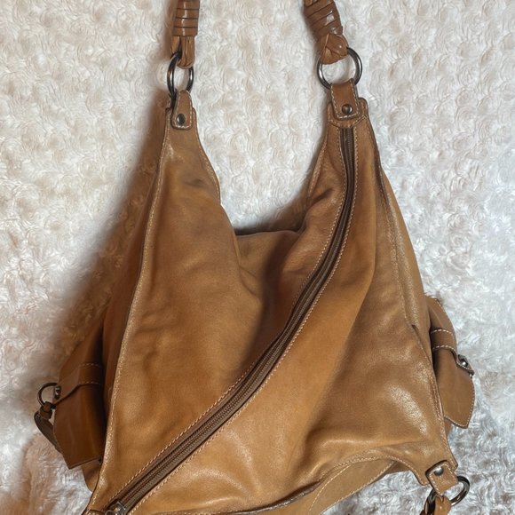 Francesco Biasia Brown Leather Hobo / Shoulder Bag - Picture 8 of 8